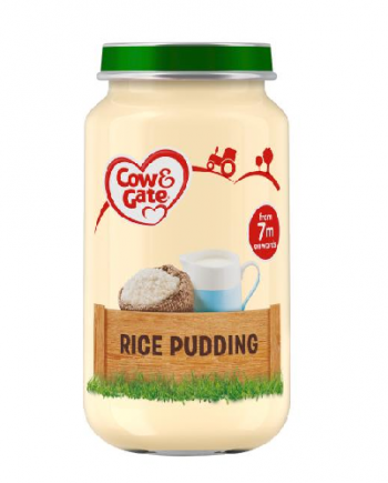 Cow & Gate Rice Pudding Jar